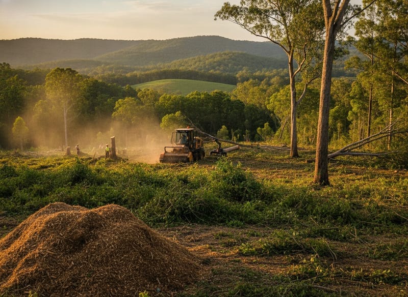 Land Clearing performed by Rockhampton Arborist in the Rockhampton